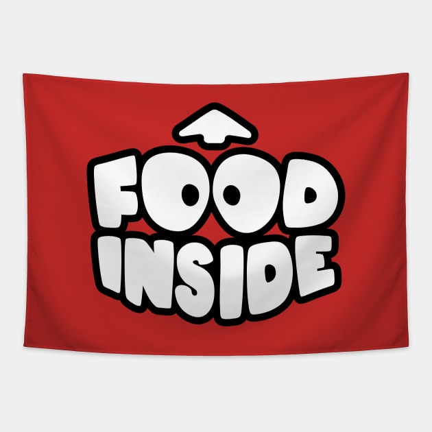 Food Inside Tapestry by melenmaria