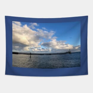 Cambois Pier and Lighthouse Tapestry