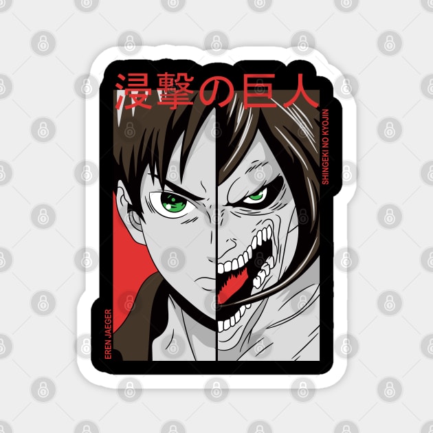 Eren Jeager Magnet by Losen500