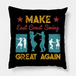 Make East Coast Swing Great Again Pillow