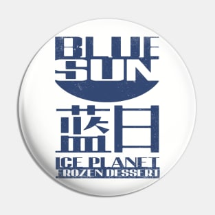 Blue Sun Ice Planet Dessert Pin