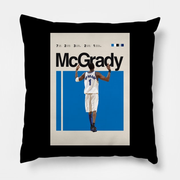 Tracy McGrady Pillow by chastihughes