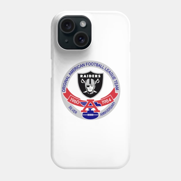 Raiders Silver Anniversary Phone Case by capognad