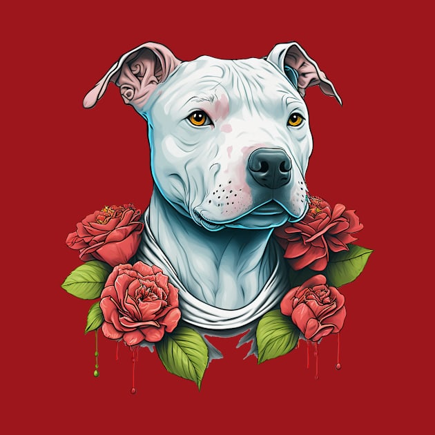 pitbull dog lover by Crazy.Prints.Store