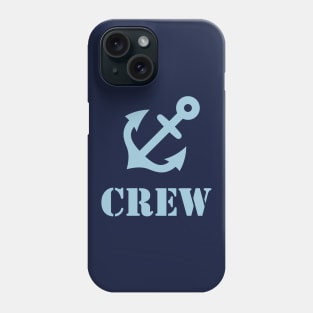 Crew (Anchor / Crew Complement / skyblue) Phone Case