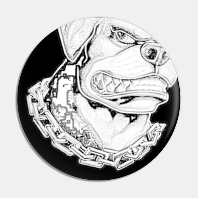 Angry dog Pin by Genio01