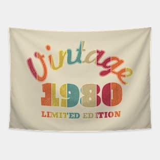 Vintage 1980 Limited Edition | Born In 1980 Tapestry