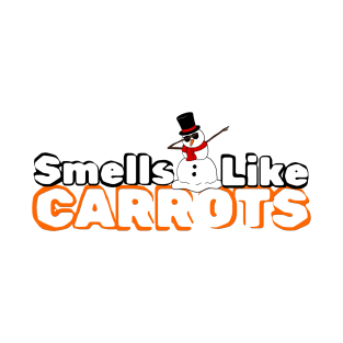 Smells Like Carrots Snowman Joke T-Shirt