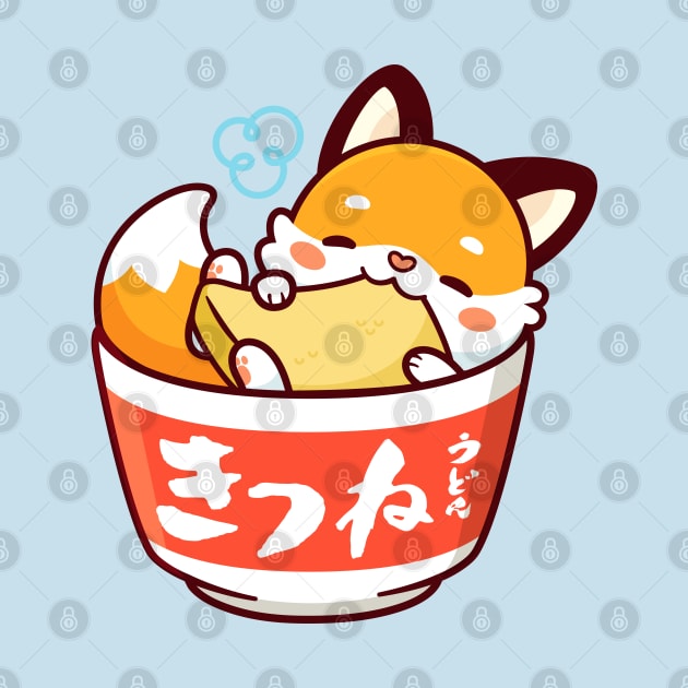 Kitsune Udon Kawaii by kudasai