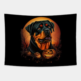 Rottweiler halloween Tapestry