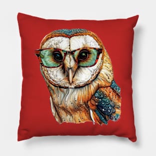 Wise & Wild: The City's Silent Guardian! Pillow