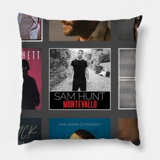 Country Albums Pillow