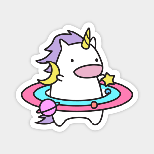 Hula unicorn galaxy Magnet