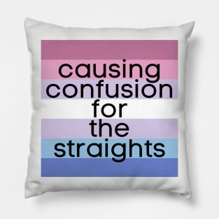 Causing Confusion for the Straights Bigender Pillow