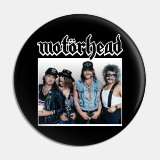 Motorhead Black White Pin