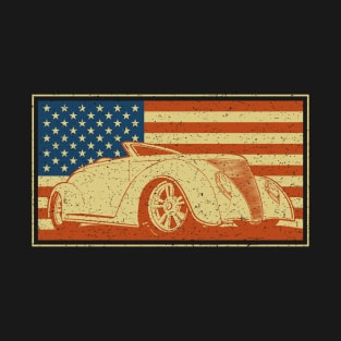 Hot Rod American Flag T-Shirt