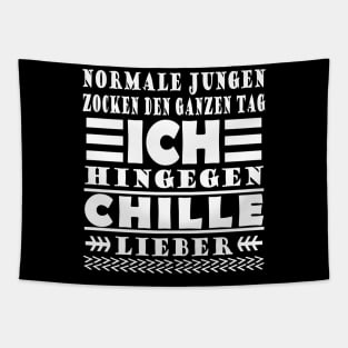 Chillen Cool Jungs Männer Urlaub Strand Sonnen Tapestry