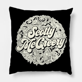 Vintage Circle - Scotty McCreery Pillow