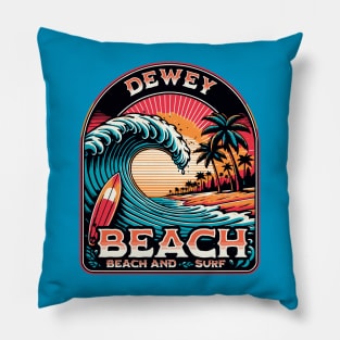 Dewey Beach Surf Pillow