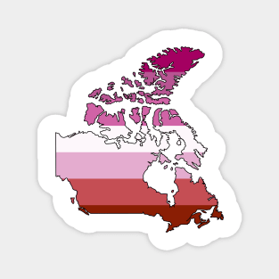 Canada Lesbian Pride! Magnet