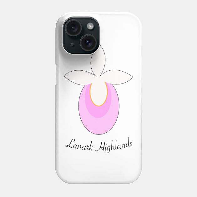 Lanark Highlands Ladyslipper Phone Case by ALynnAubie