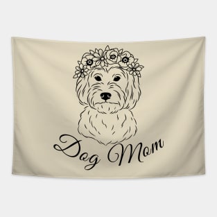 Dog mom Tapestry