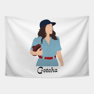 A League of Their Own | Carson Shaw 'Gotcha' Tapestry