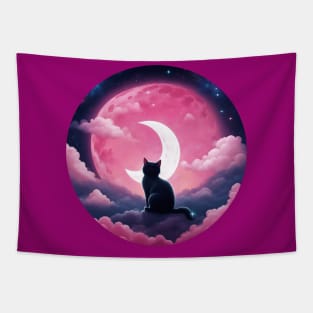 Moon Cat Tapestry