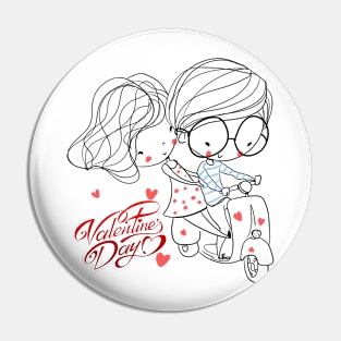 Valentine's Day Pin