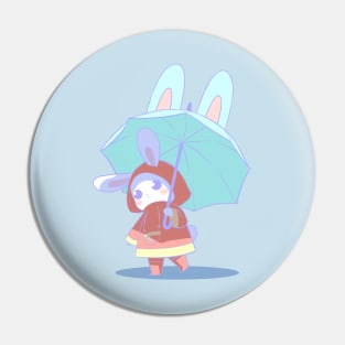 Raincoat Bunny v1 Pin