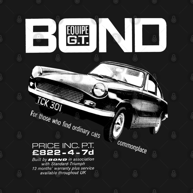 BOND EQUIPE GT - advert by Throwback Motors