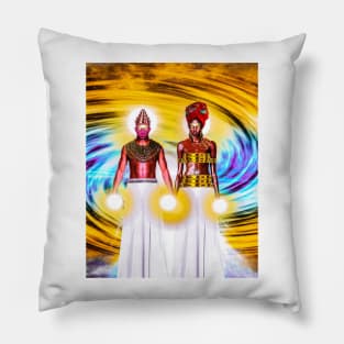 NNE AGWU NA OKE AGWU By SIRIUS UGO ART Pillow