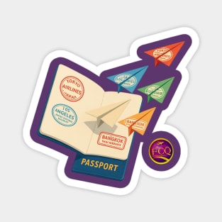 Frequent Flyer FirstClassQueen Magnet