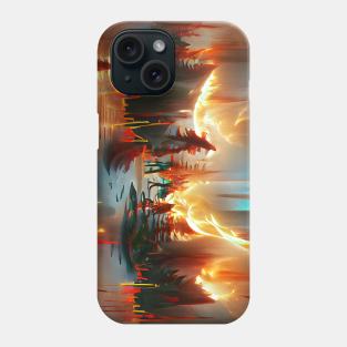 fire in the forest Phone Case