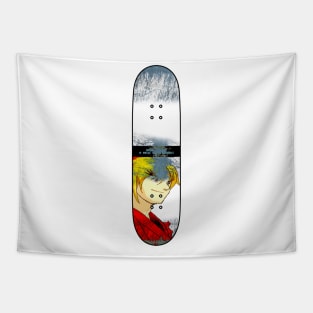 Distressed Skateboard - NC - Ken Tapestry