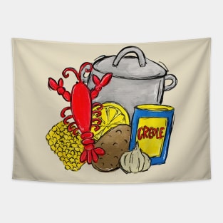 Cajun Cooking Ingredients - Lobster & Creole Tapestry