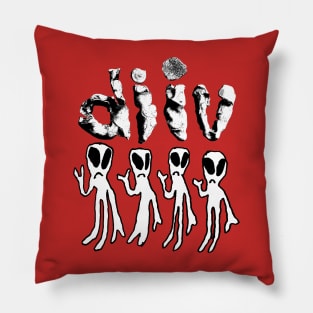 DIIV love aliens Pillow