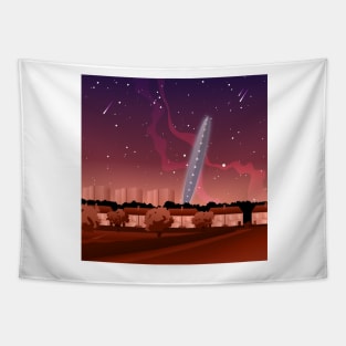 That UFO Podcast Textless (Summer / Square) Tapestry