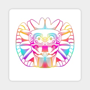 Rainbow Quetzalcoatl Artwork Magnet