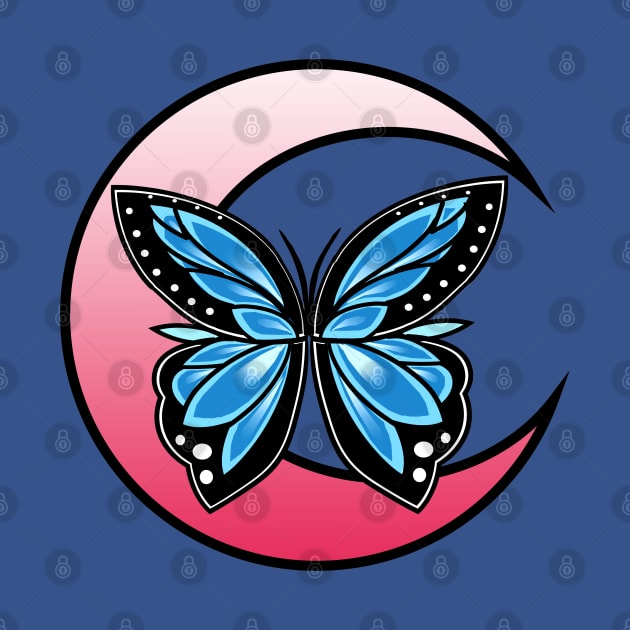 Moonlight Blue Butterfly by dnlribeiro88