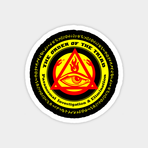 Order of the Triad (Black Print) Magnet by Nerdology