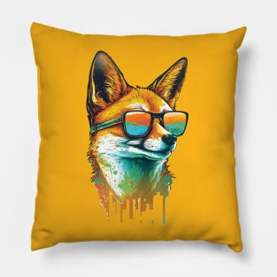 The cool fox Pillow