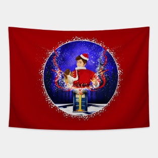 10th Doctor celebrate christmas Tapestry