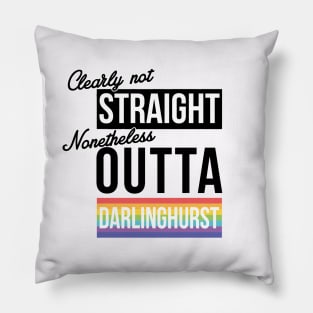 (Clearly Not) Straight (Nonetheless) Outta Darlinghurst Pillow