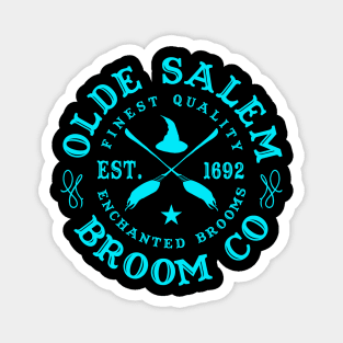 Wiccan Occult Witchcraft Salem Broom Company Magnet