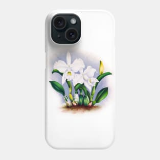 White lilies Phone Case