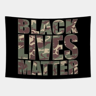 BLACK LIVES MATTER camo Tapestry