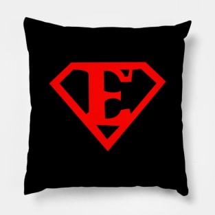 Super E symbol 02 Pillow