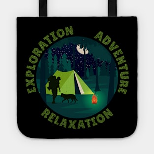 Exploration Adventure Relaxation Camping Hiking Therapy Tote