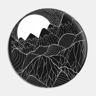 The white sun over the mountain Pin